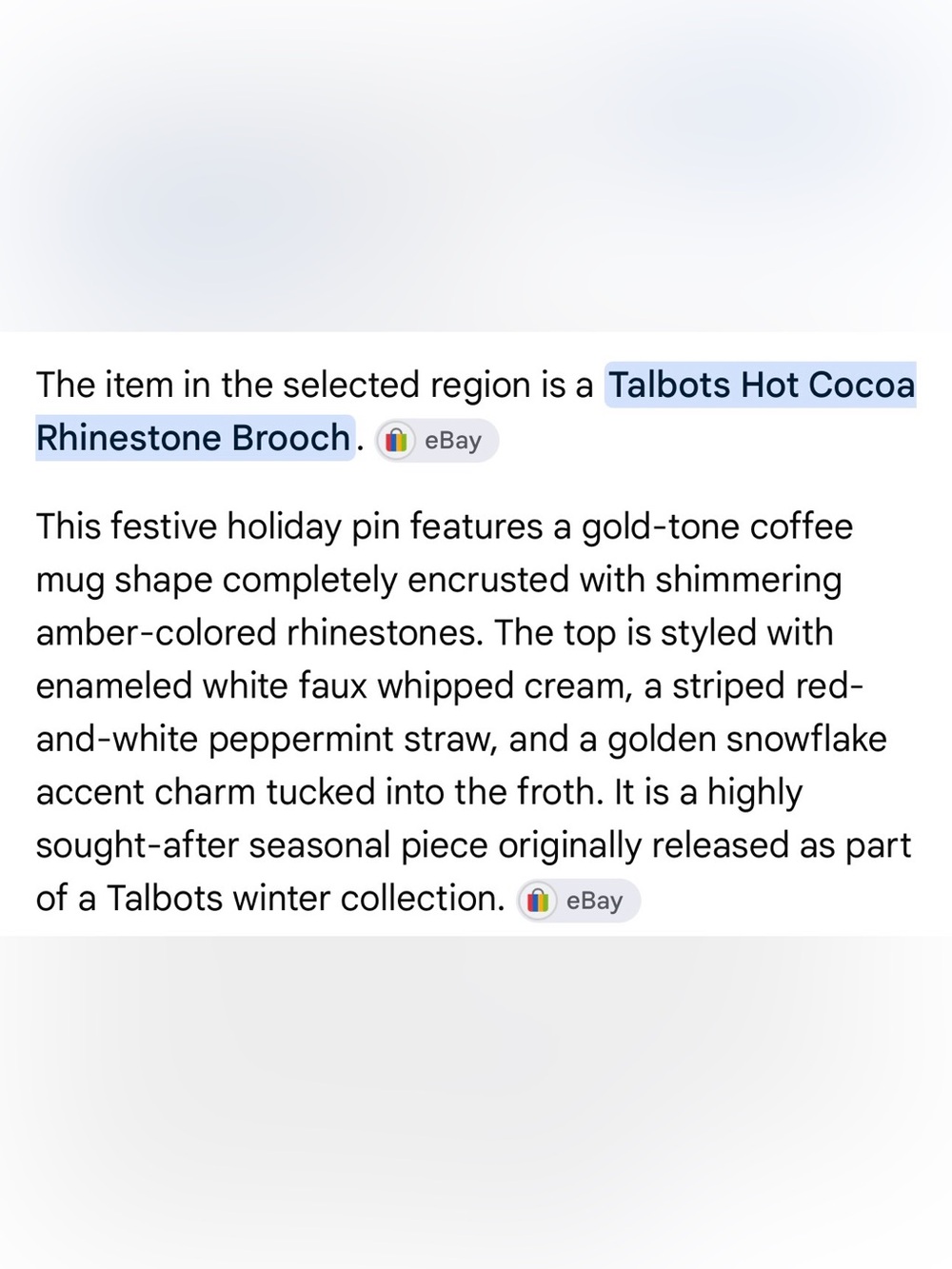 Talbots Holiday Brooch - Picture 2 of 14